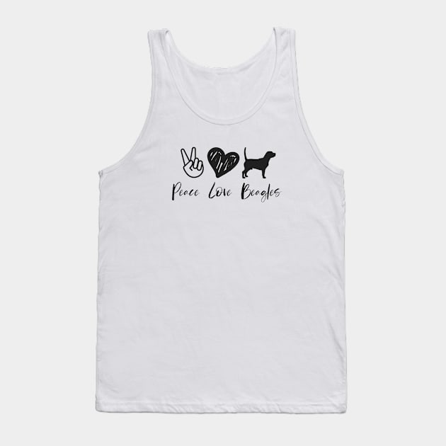 Peace Love Beagles Tank Top by nyah14